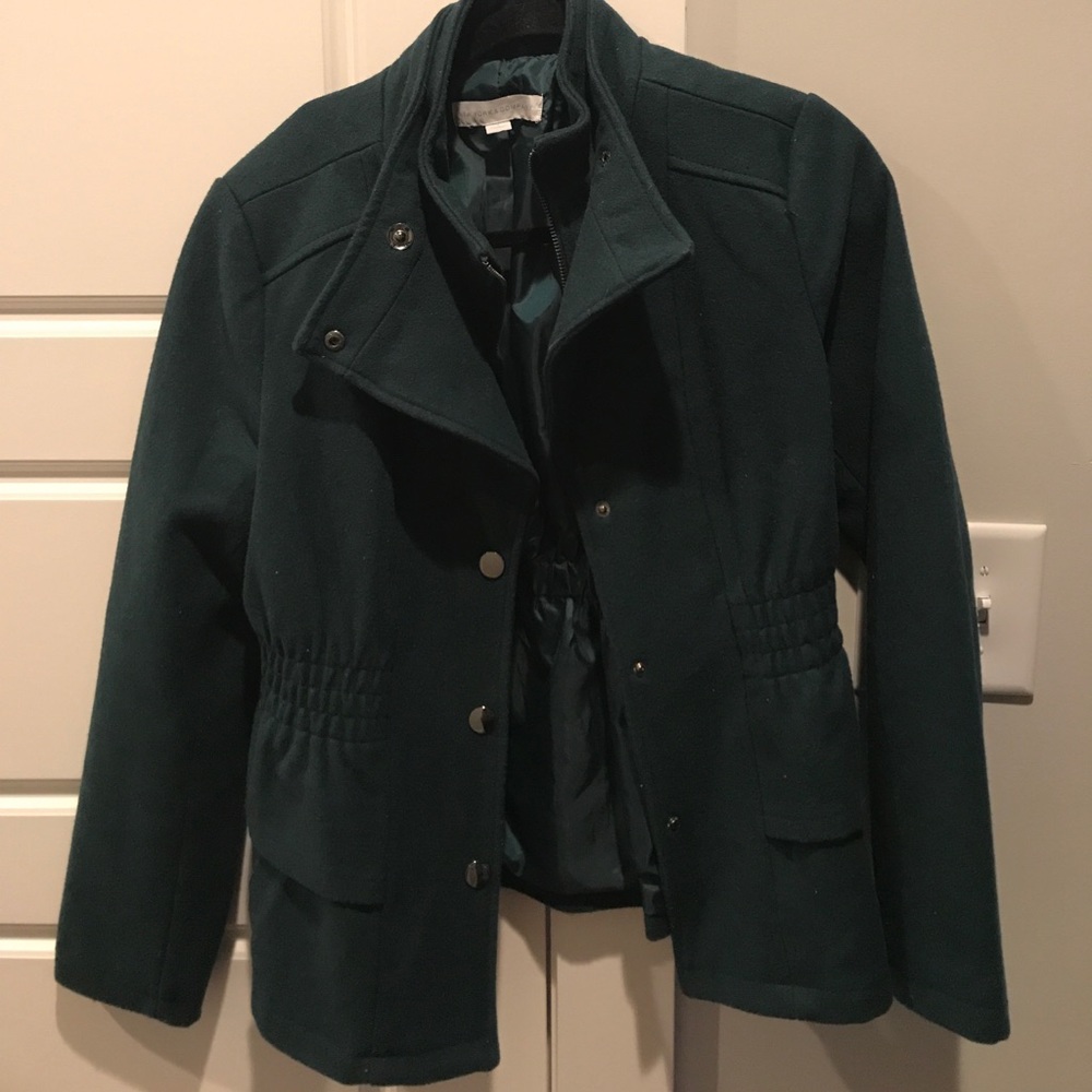 New York & Company Green Wool Jacket